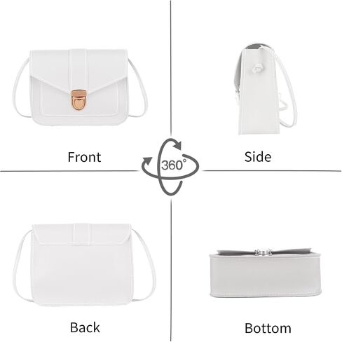 Crossbody Bag for Women Ladies Handbag Purse, Elegance Crossbody Bag for Party Work Sports (White) in Saudi Arabia