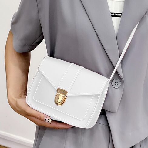 Crossbody Bag for Women Ladies Handbag Purse, Elegance Crossbody Bag for Party Work Sports (White) in Saudi Arabia