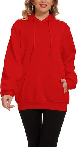 Womens Hoodies Pullover Unisex Jogger Casual Sweatshirt Long Sleeve Pockets Fashion Fall Winter Clothes in Saudi Arabia