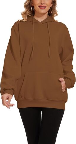 Womens Hoodies Pullover Unisex Jogger Casual Sweatshirt Long Sleeve Pockets Fashion Fall Winter Clothes in Saudi Arabia