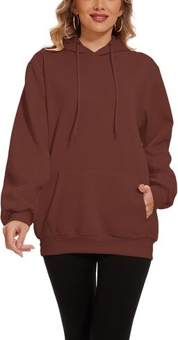 Womens Hoodies Pullover Unisex Jogger Casual Sweatshirt Long Sleeve Pockets Fashion Fall Winter Clothes in Saudi Arabia