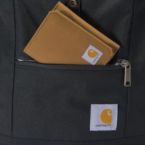 Carhartt، حقيبة متينة مع أشرطة قابلة للتعديل وحقيبة كمبيوتر محمول، حقيبة ظهر قابلة للتحويل باللون البني، مقاس واحد in Saudi Arabia