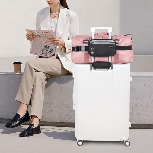 Luggage Strap, 2-in-1 Luggage Straps Bag Bungees for Add a Bag, RFID Blocking Travel Wallet Adjustable Suitcase Belt in Saudi Arabia