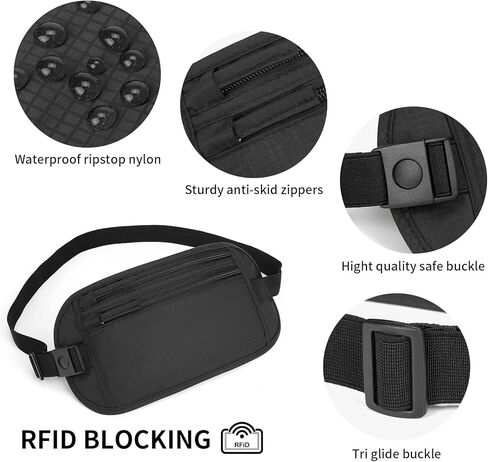 محفظة سفر بحزام نقود RFID: حزمة فاني للسفر - حقيبة سفر للنقود in Kuwait