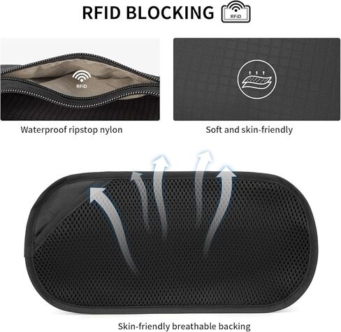 محفظة سفر بحزام نقود RFID: حزمة فاني للسفر - حقيبة سفر للنقود in Kuwait