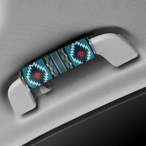BIGCARJOB العلم الأمريكي الأمتعة مقبض التفاف قبضة، 2 حزمة النيوبرين حقيبة مقبض عربة غطاء حماية كم، اكسسوارات السفر حقيبة معرف الأمتعة مقبض يلتف استبدال in Saudi Arabia
