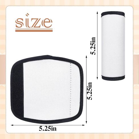 Sublimation Luggage Handle Wrap Bulk Personalized Luggage Handle Wrap for Travel Cute Luggage Tag Identifiers Marker Travel Accessories(20 Pcs) in Saudi Arabia