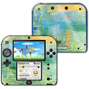 MightySkins Glossy Glitter Skin for Nintendo 2DS - Impression Sunrise | Protective, Durable High-Gloss Glitter Finish | Easy to Apply, Remove, and Change Styles | Made in The USA in Saudi Arabia