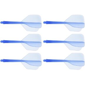 مجموعة M METERXITY مكونة من 6 قطع من عمود السهام المتكامل ورحلات الطيران - 2BA برغي في رحلة واحدة، بلاستيك مضاد للسقوط، تنطبق على السهام ذات الأطراف الناعمة والسهام ذات الأطراف الفولاذية (2BA، أسود) in Kuwait