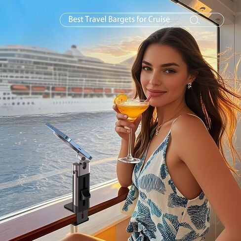 Airplane Travel Essentials Phone Holder Mount for MagSafe,Hands Free Magnetic Phone Stand for Desk 360° Swivel Universal in Flight Airplane Gadgets Cruise Essentials for Women Men for iPhone in Saudi Arabia