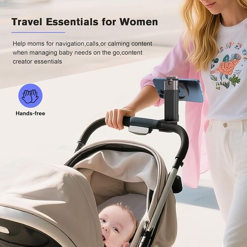 Airplane Travel Essentials Phone Holder Mount for MagSafe,Hands Free Magnetic Phone Stand for Desk 360° Swivel Universal in Flight Airplane Gadgets Cruise Essentials for Women Men for iPhone in Saudi Arabia