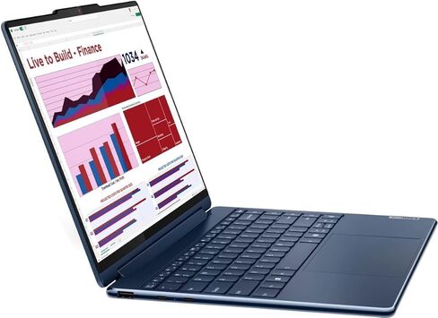Lenovo Yoga 9i Business 2-in-1 Laptop 14.0" Touchscreen OLED 2.8K Display (Intel Ultra 7-155H, 16GB LPDDR5X, 1TB SSD, Active Pen, Backlit KB, Fingerprint, Win 11 Home) (Renewed) in Saudi Arabia