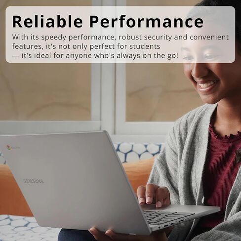 SAMSUNG Plus V2 2-in-1 12.2" Touchscreen Chromebook Laptop, Intel Celeron 3965Y, 4GB RAM, 64GB eMMC, 1M Front Camera, Wi-Fi, Bluetooth, MicroSD Reader, Stylus Pen, Chrome OS, Silver, 128GB USB Card in Saudi Arabia
