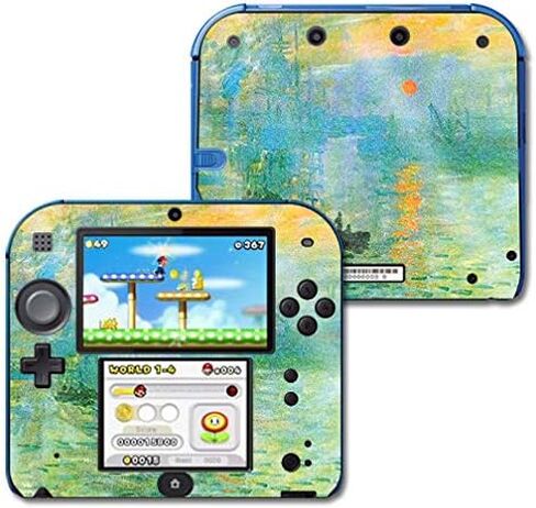 MightySkins Glossy Glitter Skin for Nintendo 2DS - Impression Sunrise | Protective, Durable High-Gloss Glitter Finish | Easy to Apply, Remove, and Change Styles | Made in The USA in Saudi Arabia