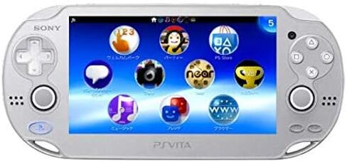 Sony PlayStation Vita WiFi 1000 Series OLED Console مع 2 أغلفة سليكون الإبهام (متجددة) فضية in Saudi Arabia