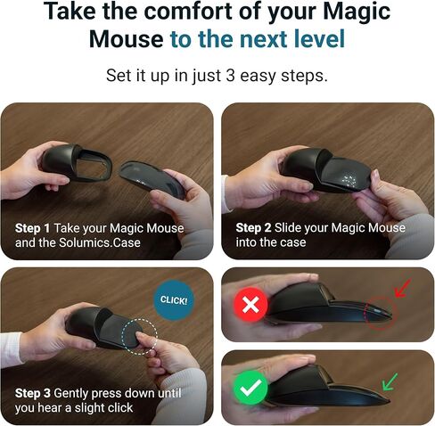 حالة الماوس السحرية لتحسين وضع اليد | أفضل قبضة الماوس السحرية لمزيد من التحكم | الدعم المريح | imac ملحق | يعمل مع أي نسخة in Kuwait