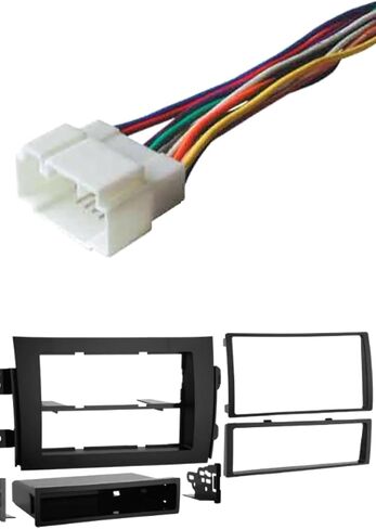 راديو واحد أو مزدوج DIN DIN Stereo Radio Kit This and Wire Tharness -Made لـ Suzuki: 2007-2013 Suzuki SX4 in Kuwait