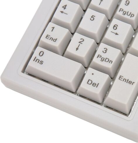 21 Keys Mechanical Numpad ، Numeric Keypad USB Wired Mini Numpad ABS Material for Office Bank Accounting Finance in Saudi Arabia