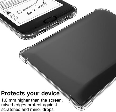 علبة الماس لـ Clear Pocketbook Basic Lux 4 ، حالة ناعمة ناعمة مع Slim Fit مع مصد TPU غير القابل للانزلاق لمدة 6 بوصات Pocketbook Basic Lux 4 in Saudi Arabia