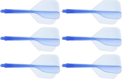 مجموعة M METERXITY مكونة من 6 قطع من عمود السهام المتكامل ورحلات الطيران - 2BA برغي في رحلة واحدة، بلاستيك مضاد للسقوط، تنطبق على السهام ذات الأطراف الناعمة والسهام ذات الأطراف الفولاذية (2BA، أسود) in Kuwait