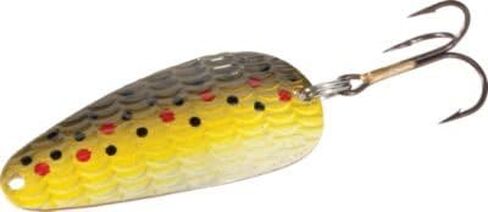 ملعقة Cyclone Wobbler Casting/Trolling ، 1 1/2 "، 1/6 أوقية ، تراوت بني in Saudi Arabia