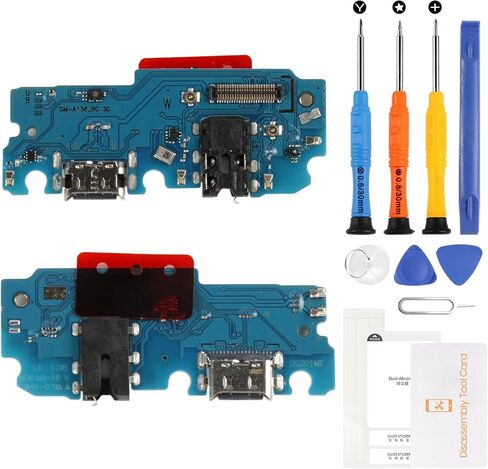 بالنسبة إلى Samsung Galaxy A13 5G USB شحن المنفذ ، استبدال الكبل المرن SM-A136U ، SM-A136U1 ، SM-A136W ، SM-A136DL نوع C Charger Dock Connector Port Port مع أدوات in Saudi Arabia