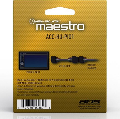 iDatalink Maestro PI01 Plug and Play T-Harness for Select Pioneer Radios (Acc-HU-PIO1) in Saudi Arabia