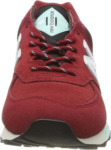 New Balance mens Iconic 574 V2 Sneaker, Team Red/Wave, 7.5 US in Saudi Arabia