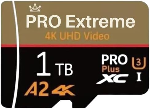 1T Micro SDXC Memory Card with Adapter – Storage Expansion for Smartphone, Tablet, Camera in Saudi Arabia