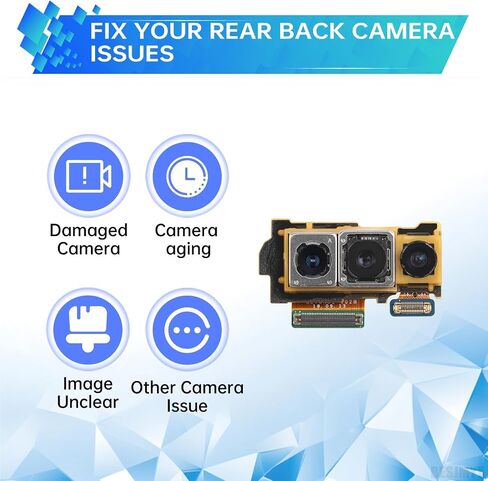 for Samsung Galaxy S10 S10 Plus Back Camera Replacement Rear Main Camera Module Part Repair for Samsung s10 s10plus SM-G973U SM-G973U SM-G975U SM-G975U1 in Saudi Arabia