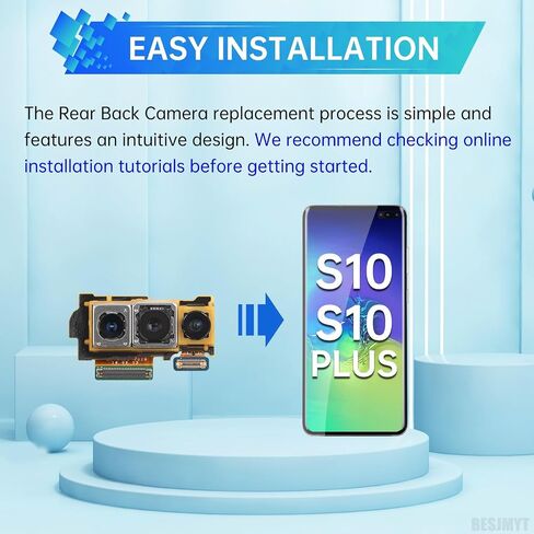 for Samsung Galaxy S10 S10 Plus Back Camera Replacement Rear Main Camera Module Part Repair for Samsung s10 s10plus SM-G973U SM-G973U SM-G975U SM-G975U1 in Saudi Arabia
