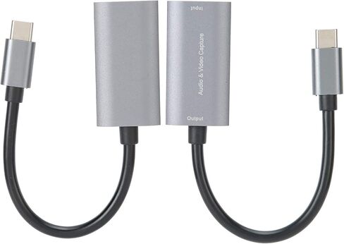 USB C Video Capture Card Device High Resolution 4K 1080P HD Live Streaming and Game Recording for Computers No External Power Compact Portable Compatible with VLC OBS Amcap Software in Kuwait