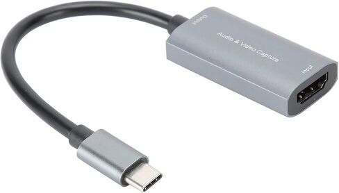 USB C Video Capture Card Device High Resolution 4K 1080P HD Live Streaming and Game Recording for Computers No External Power Compact Portable Compatible with VLC OBS Amcap Software in Kuwait