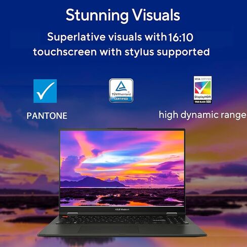 ASUS Business Vivobook S 16 i9 Flip 2-in-1 Laptop, 16" WUXGA Touchscreen, Intel i9-13900H, 40GB RAM, 4TB SSD, HDMI, Wi-Fi 6, Windows 11 Pro, Bundle Pen 2.0 SA203H in Saudi Arabia