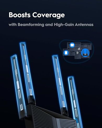 CUDY BE3600 Dual-Band Wi-Fi 7 ، وسرعات سريعة البرق ، وربط 2.5 جرام متعدد الأجزاء ، وتغطية بعيدة المدى ، وسلسة ومستقرة ، WR3600H (متجدد) in Saudi Arabia