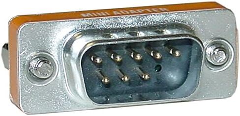 CableWholesale Mini Null Modem Adapter, DB9 Male to DB9 Female in Saudi Arabia