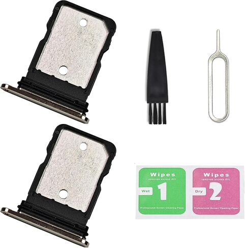 2 PCS for Pixel 6 Pro Single SIM Card Tray Replacement, Single SIM Card Slot Holder Compatible with Pixel 6 Pro (Sorta Sunny) in Saudi Arabia