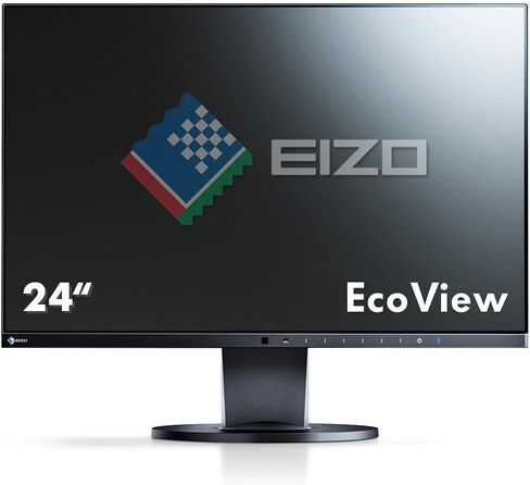 EIZO FlexScan EV2450FX-BK 23.8-Inch Screen LED-Lit Monitor, Black (Renewed) in Saudi Arabia