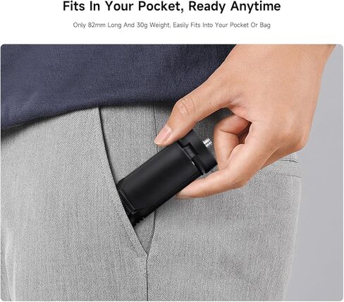 Tripod Mini Mini المحمولة ، متوافق مع كاميرا DJI Pocket 3 ، اللون الأسود ، ثلاثي القوائم الخفيفة في الهواء الطلق في الهواء الطلق in Kuwait