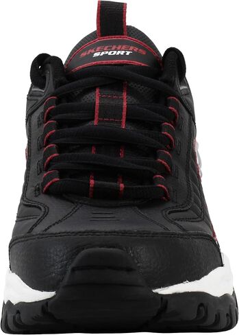 Skechers Men's Energy Afterburn Lace-Up Black/Gray Sneaker 10.5 in Saudi Arabia