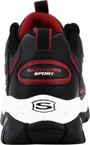 Skechers Men's Energy Afterburn Lace-Up Black/Gray Sneaker 10.5 in Saudi Arabia