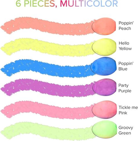 Kid Made Modern Sidewalk Chalk Set for Kids - Washable, Colored Bunny Chalk for Outdoor Play and Chalkboard Art - Ages 3+ (5 Pieces, Multicolor) in Saudi Arabia