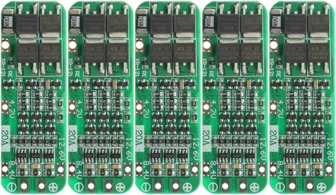 5PCS 3S BMS 20A Li-ion Lithium Battery 18650 BMS Charger PCB BMS Protection Board for Drill Motor 12.6V Lipo Cell Module in Saudi Arabia