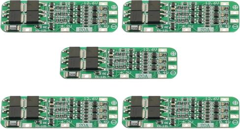 5PCS 3S BMS 20A Li-ion Lithium Battery 18650 BMS Charger PCB BMS Protection Board for Drill Motor 12.6V Lipo Cell Module in Saudi Arabia