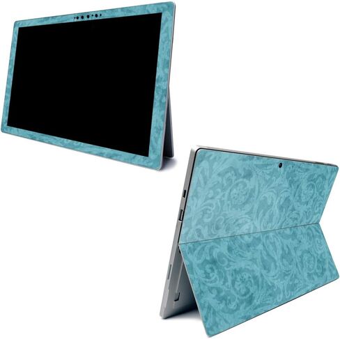 MightySkins Carbon Fiber Skin for Microsoft Surface Pro 7 - Celtic Butterflies | Textured Carbon Fiber Finish | Easy to Apply, Remove, and Change Styles | Made in The USA in Saudi Arabia