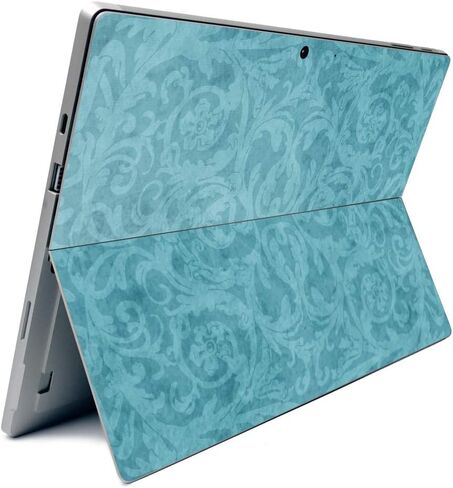 MightySkins Carbon Fiber Skin for Microsoft Surface Pro 7 - Celtic Butterflies | Textured Carbon Fiber Finish | Easy to Apply, Remove, and Change Styles | Made in The USA in Saudi Arabia
