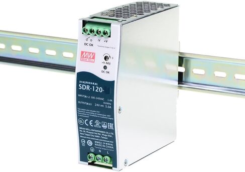 Mean Well SDR 480W 48V 10A Switching Power Supply AC-DC Single DIN Rail SDR-480-48 in Kuwait