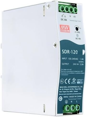 Mean Well SDR 480W 48V 10A Switching Power Supply AC-DC Single DIN Rail SDR-480-48 in Kuwait