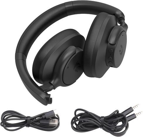 Redragon H610 Wireless Gaming Headset for PS5, PS4, PC, Mac, NS - BT 5.3 with ANC Noise Cancellation, 50H Battery, Lightweight, Over-Ear Headphones with Built-in Mic, Black in Saudi Arabia
