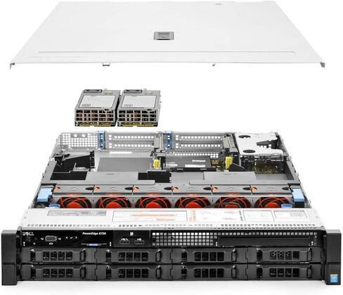 Dell PowerEdge R730 Server 3.40Ghz 12-Core 192GB 2X 400GB SAS SSD 6X 6TB SAS (Renewed) in Saudi Arabia